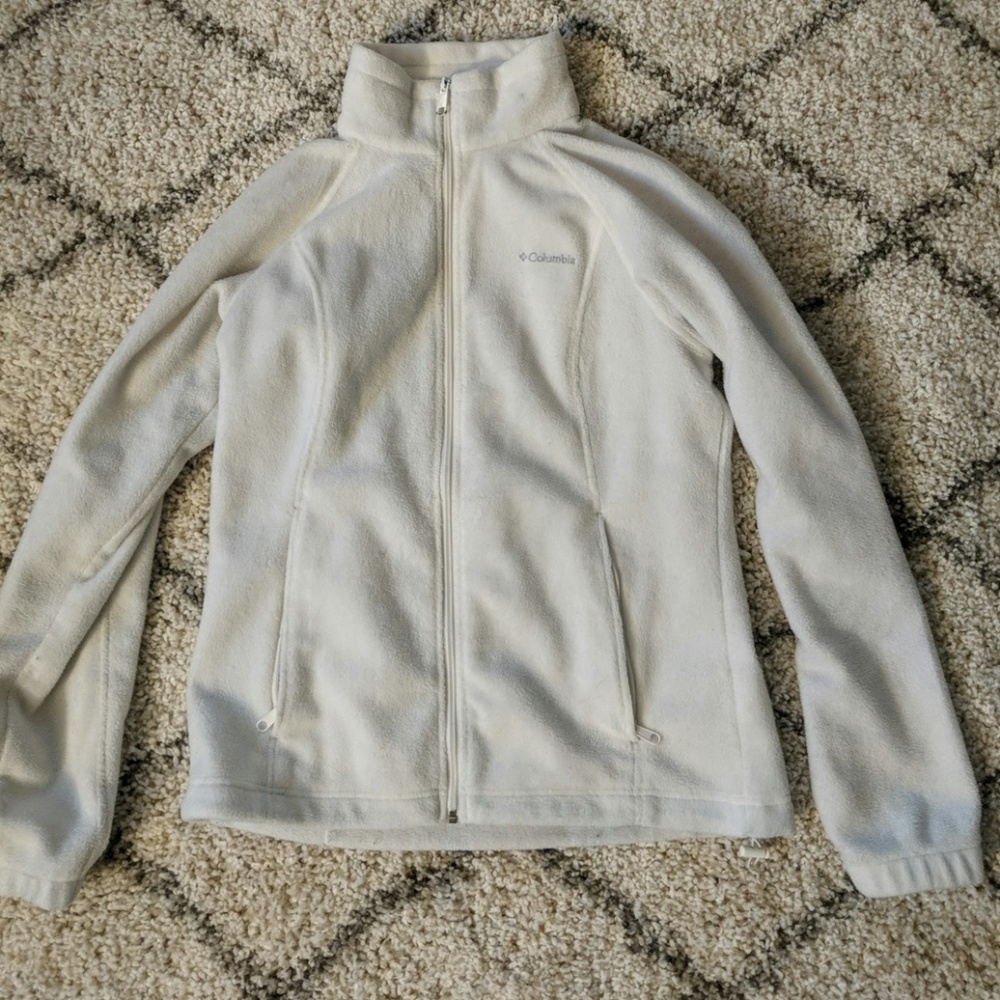 Columbia | White / Cream Fleece Jacket